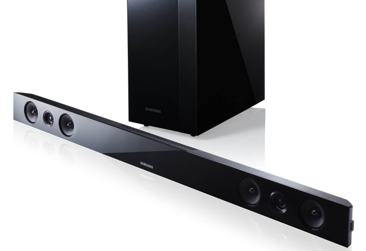 Samsung 2 1 Channel 40 Soundbar With Wireless Subwoofer Hw Fm45c Samsung 2 1 Channel 40 Soundbar With Wireless Subwoofer