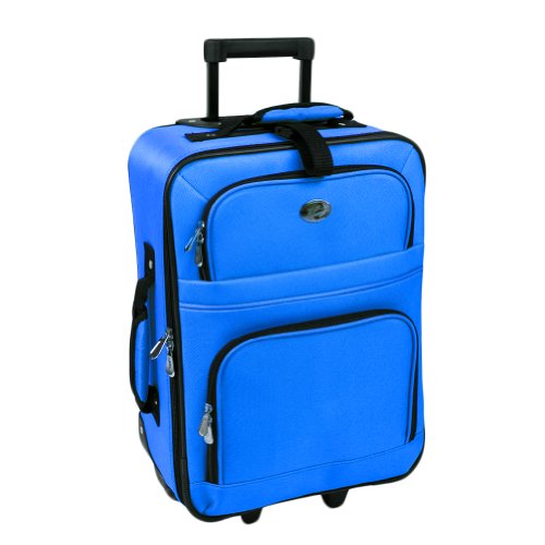 royal blue suitcase