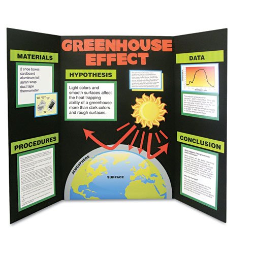 elmers 36 x 48 inch premium tri fold foam display board black tri fold board size