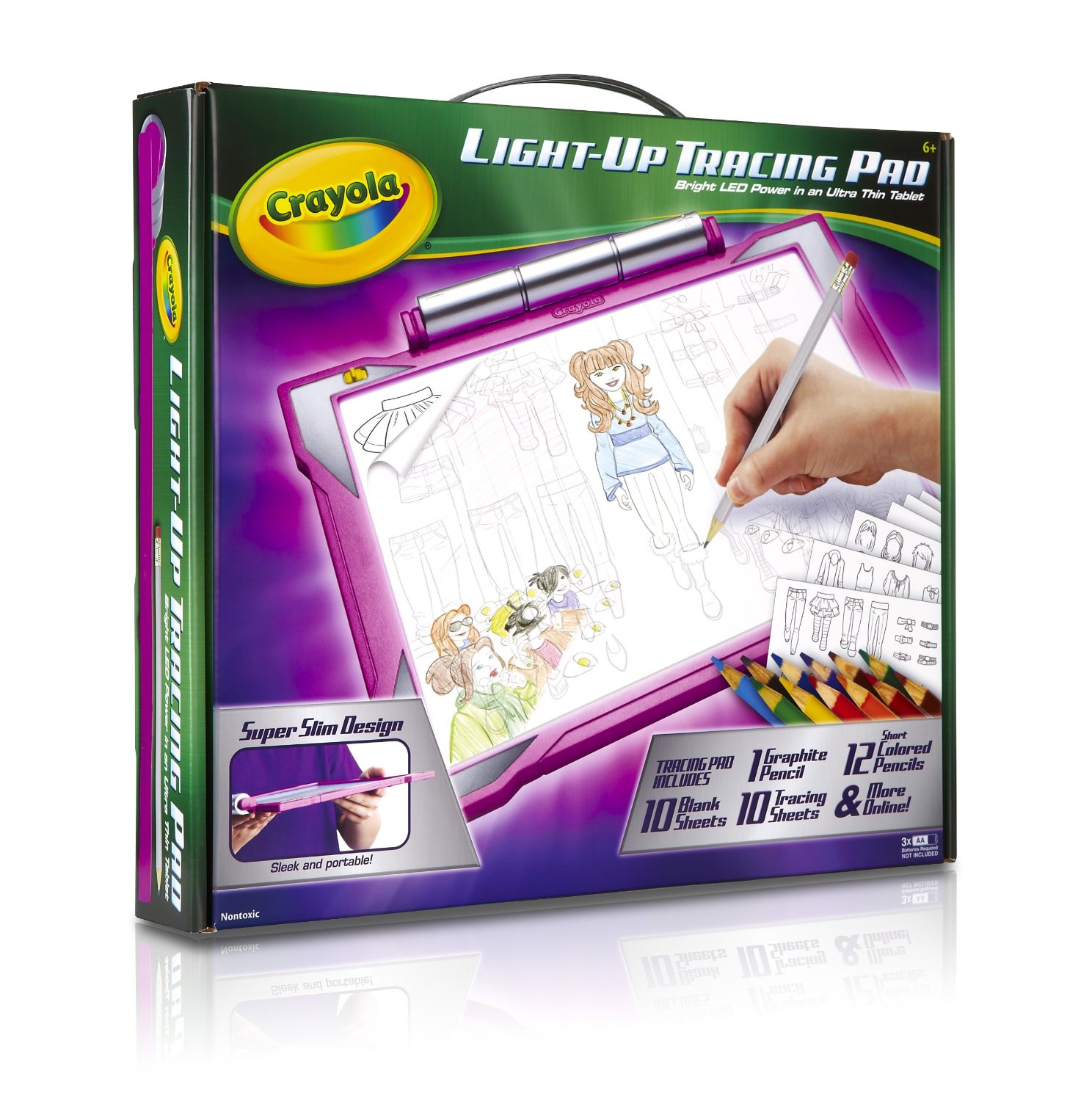 Binney Smith Crayola Light Up Tracing Pad Pink Check Back Soon Binney Smith Crayola Light Up Tracing Pad