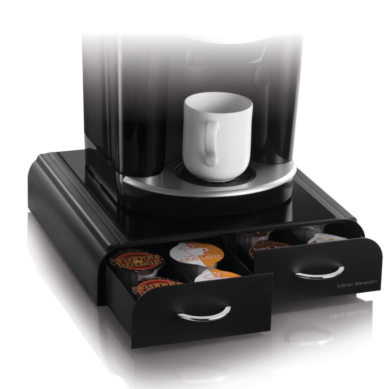 Mind Reader Vue Pack Coffee Pod Drawer Black Vuetry01blk