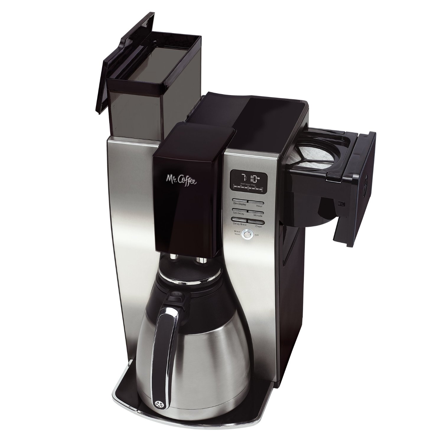 Mr Coffee Optimal Brew 10 Cup Thermal Coffeemaker Black Stainless Mr Coffee Optimal Brew 10 Cup Thermal Coffeemaker Black Stainless Steel