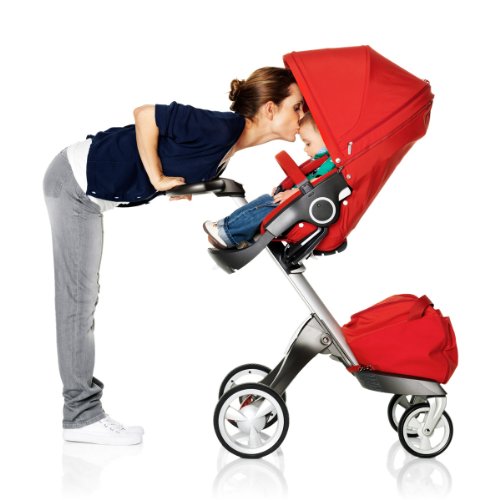 stokke stroller red