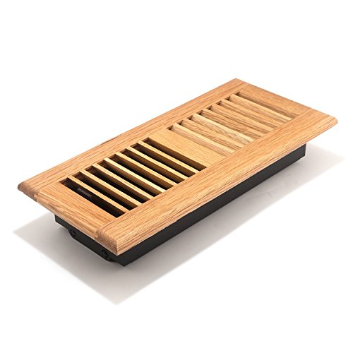 Accord Aofroll412 4 X 12 Light Finish Floor Register W Red Oak