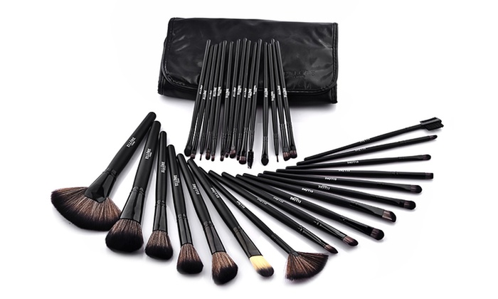 Ellore Femme Professional Makeup Brush Set 32 Piece Black Check Ellore Femme Professional Makeup Brush Set 32 Piece Black