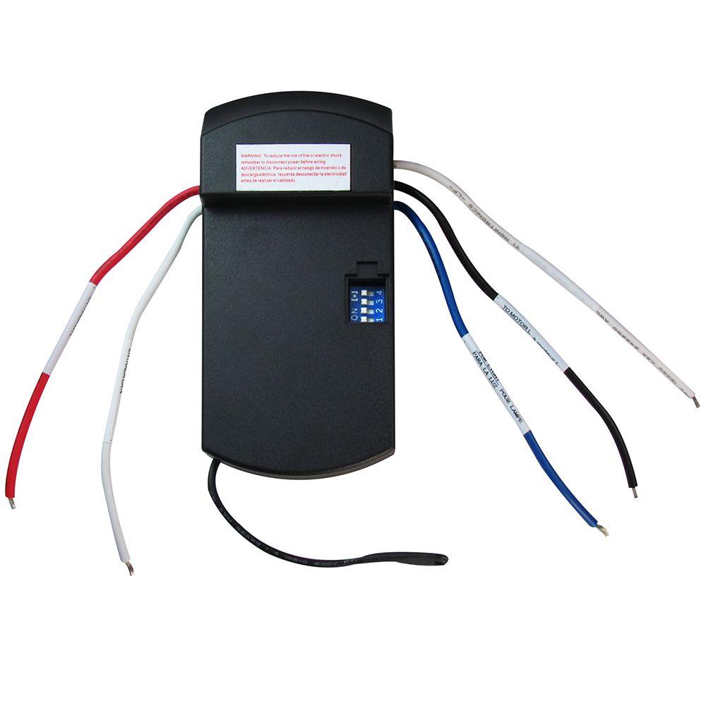 Hampton Bay Universal Ceiling Fan Wireless Wall Control White