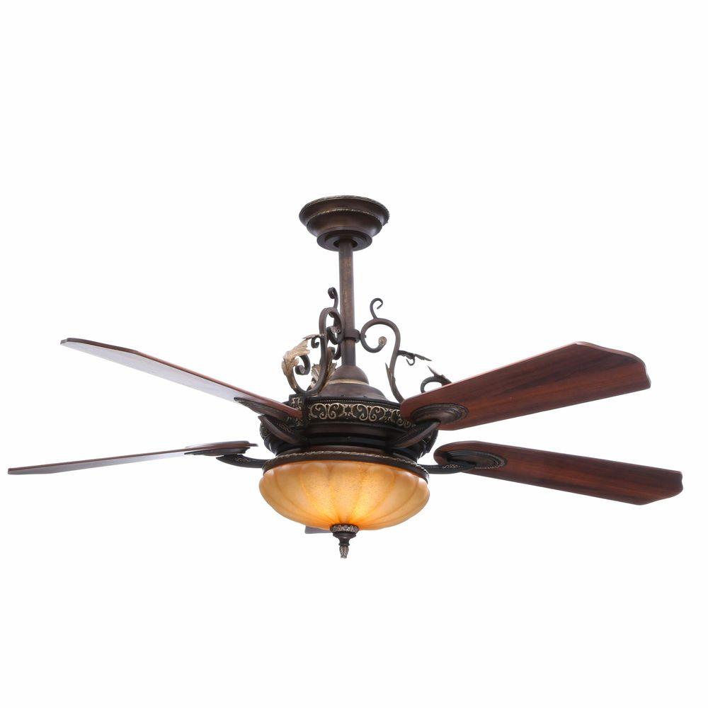 Hampton Bay 34012 Cau 52 In De Ville Ceiling Fan Walnut Hampton Bay 34012 Cau 52 In De Ville Ceiling Fan Walnut