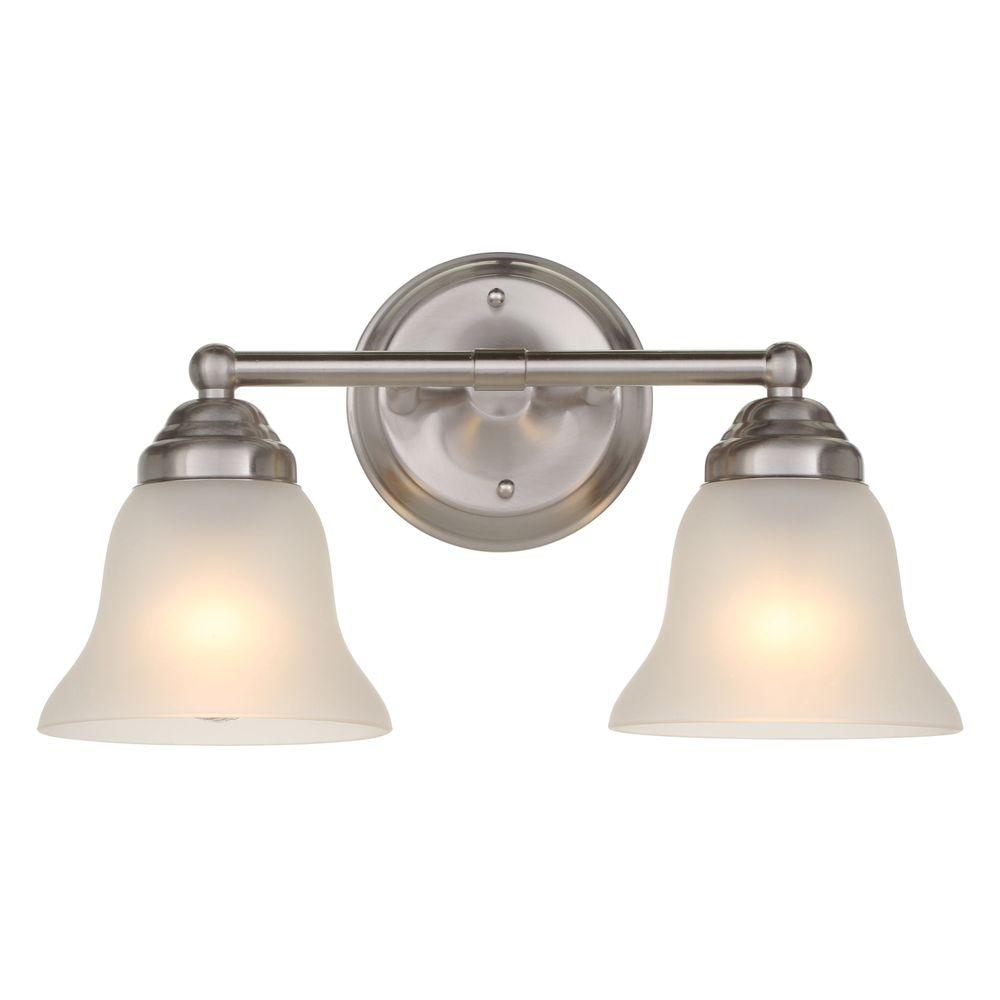 Hampton Bay 2 Light Brushed Nickel Vanity Light Egm1392a 3 Bn Check Back Soon Blinq