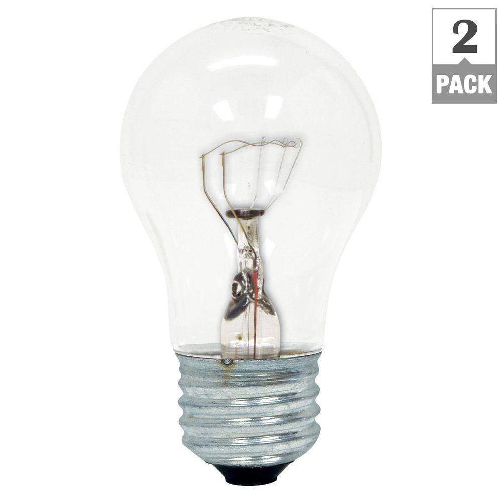 Ge 60 Watt Incandescent A15 Ceiling Fan Double Life Clear