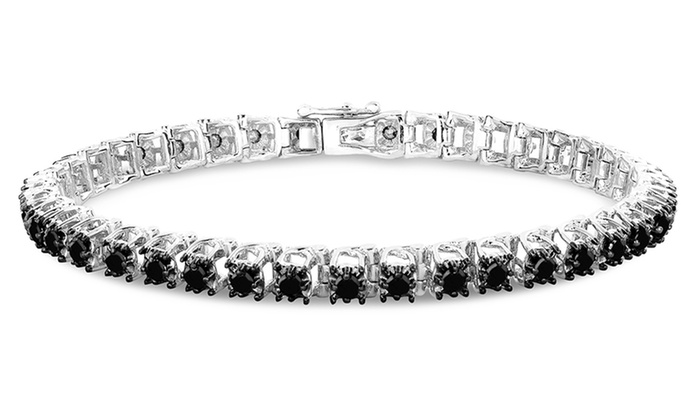 Femme Luxe 3 00 Cttw Tennis Bracelet Black Diamond Check Back Femme Luxe 3 00 Cttw Tennis Bracelet Black Diamond
