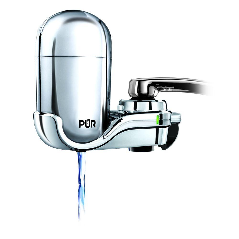 Pur Mineral Clear Advanced Vertical Faucet Mount Water Filtration