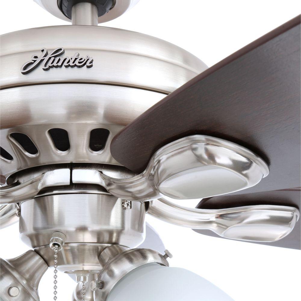 Hunter Highbury 52005 52 Indoor Brushed Nickel Ceiling Fan