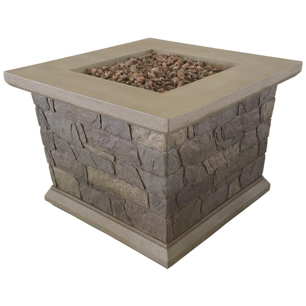 Bond Manufacturing Corinthian 34 In Square Envirostone Propane