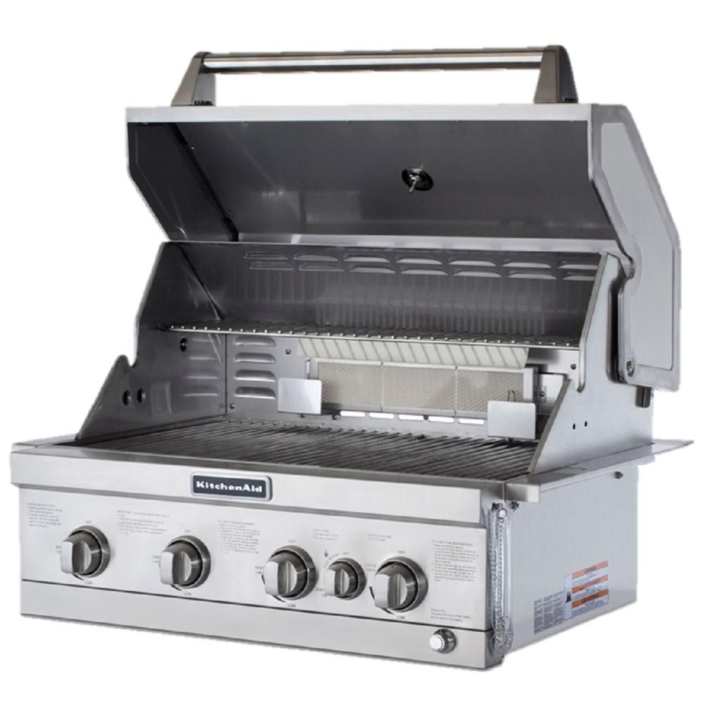 Kitchenaid 4 Burner Propane Gas Island Grill Head Stainless