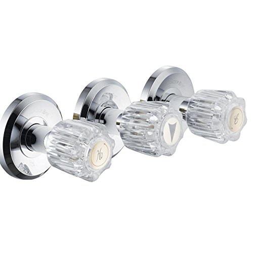 Glacier Bay Aragon 3 Handle 1 Spray Tub And Shower Faucet In