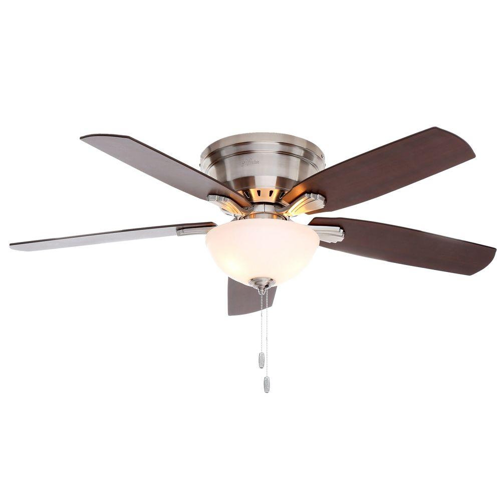 Hunter Princeton 52 In Indoor Brushed Nickel Ceiling Fan 53269 Hunter Princeton 52 In Indoor Brushed Nickel Ceiling Fan 53269