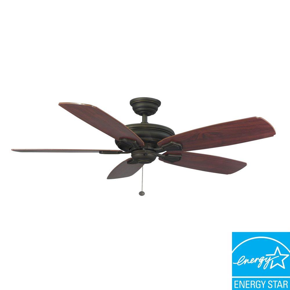 Hampton Bay 51218 Heirloom 52 Outdoor Oil Rubbed Bronze Ceiling Fan Fan Hampton Bay 51218 Heirloom 52 Outdoor Oil Rubbed Bronze Ceiling