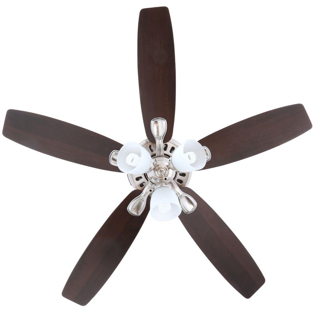 Hunter Highbury 52005 52 Indoor Brushed Nickel Ceiling Fan Hunter Highbury 52005 52 Indoor Brushed Nickel Ceiling Fan