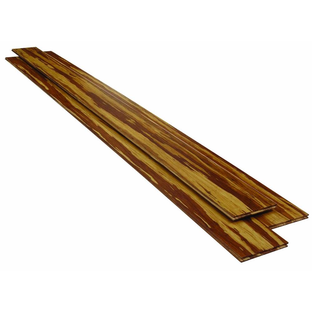 Hdc 3 8 X5 1 8 X72 Strand Woven Tigerstripe Click Lock Bamboo