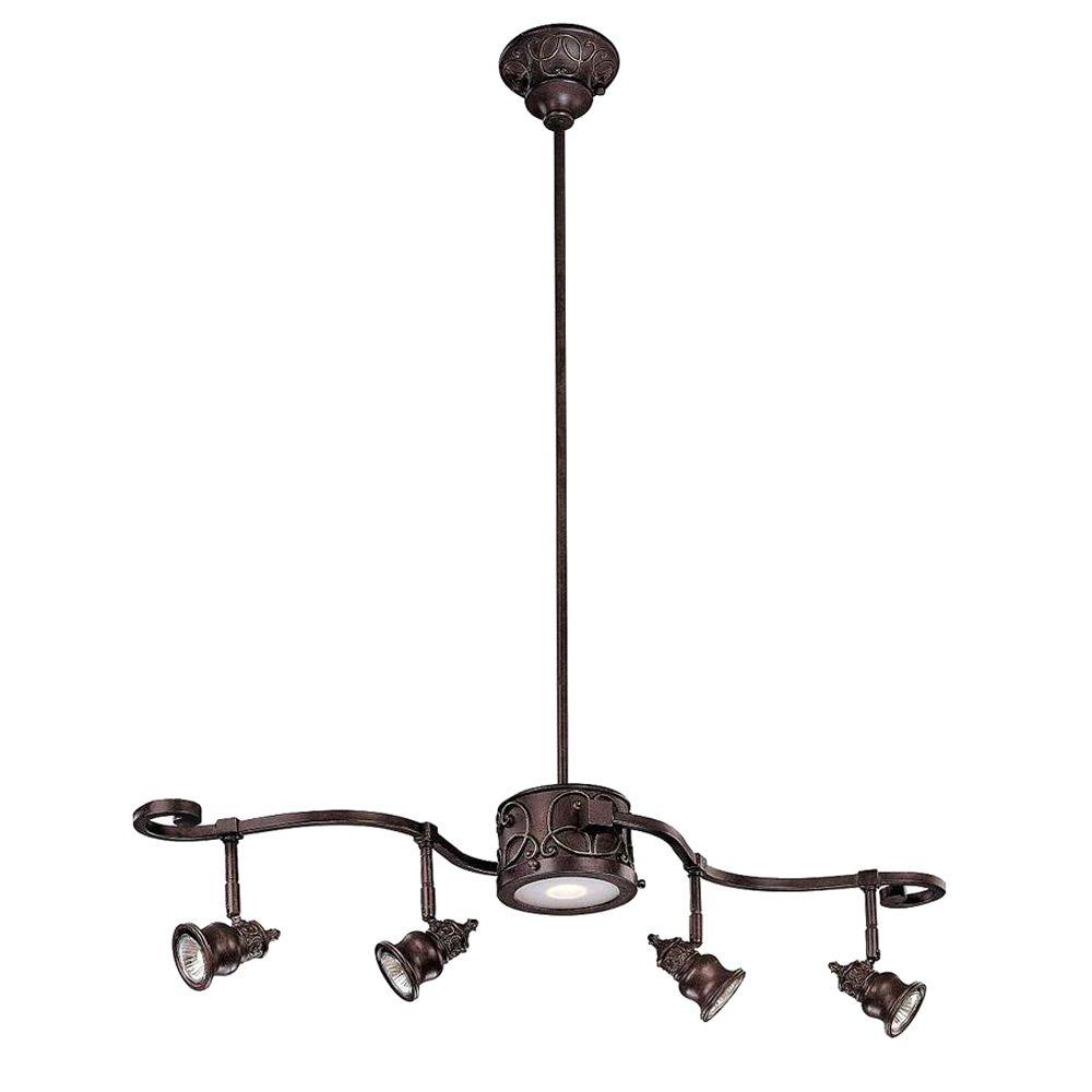 Hampton Bay Kara 5 Light Track Lighting Bronze 15561 012 Check Hampton Bay Kara 5 Light Track Lighting Bronze 15561 012
