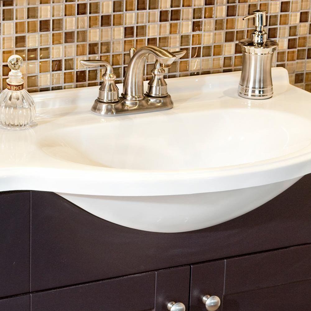 Gb Del Mar 30 W Vanity Ab Engineered Composite Top Gb Del Mar 30 W Vanity Ab Engineered Composite Top Espresso