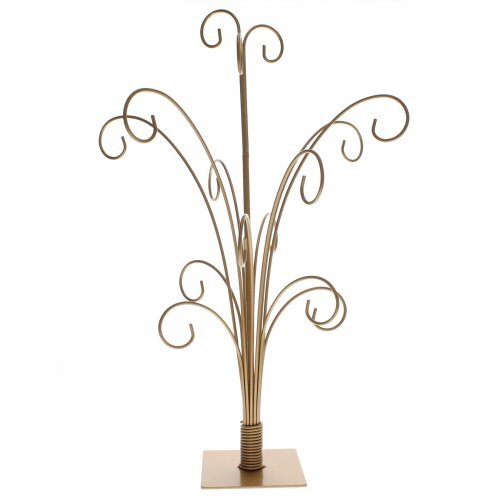 Tripar Ornament Display Tree Holds 15 Ornaments Gold Metal Tripar Ornament Display Tree Holds 15 Ornaments Gold Metal Size 20