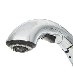 Delta Grant Single Handle Pull Out Sprayer Kitchen Faucet Chrome