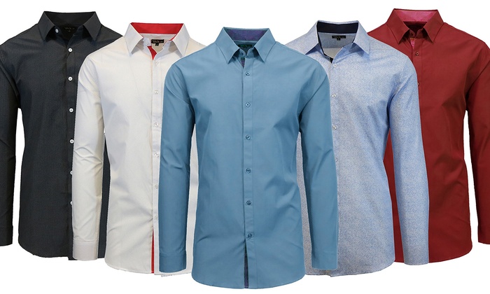 galaxy by harvic men's long sleeve