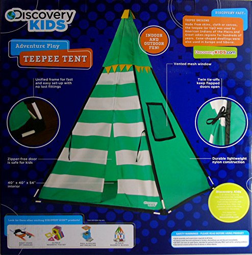 discovery kids teepee tent