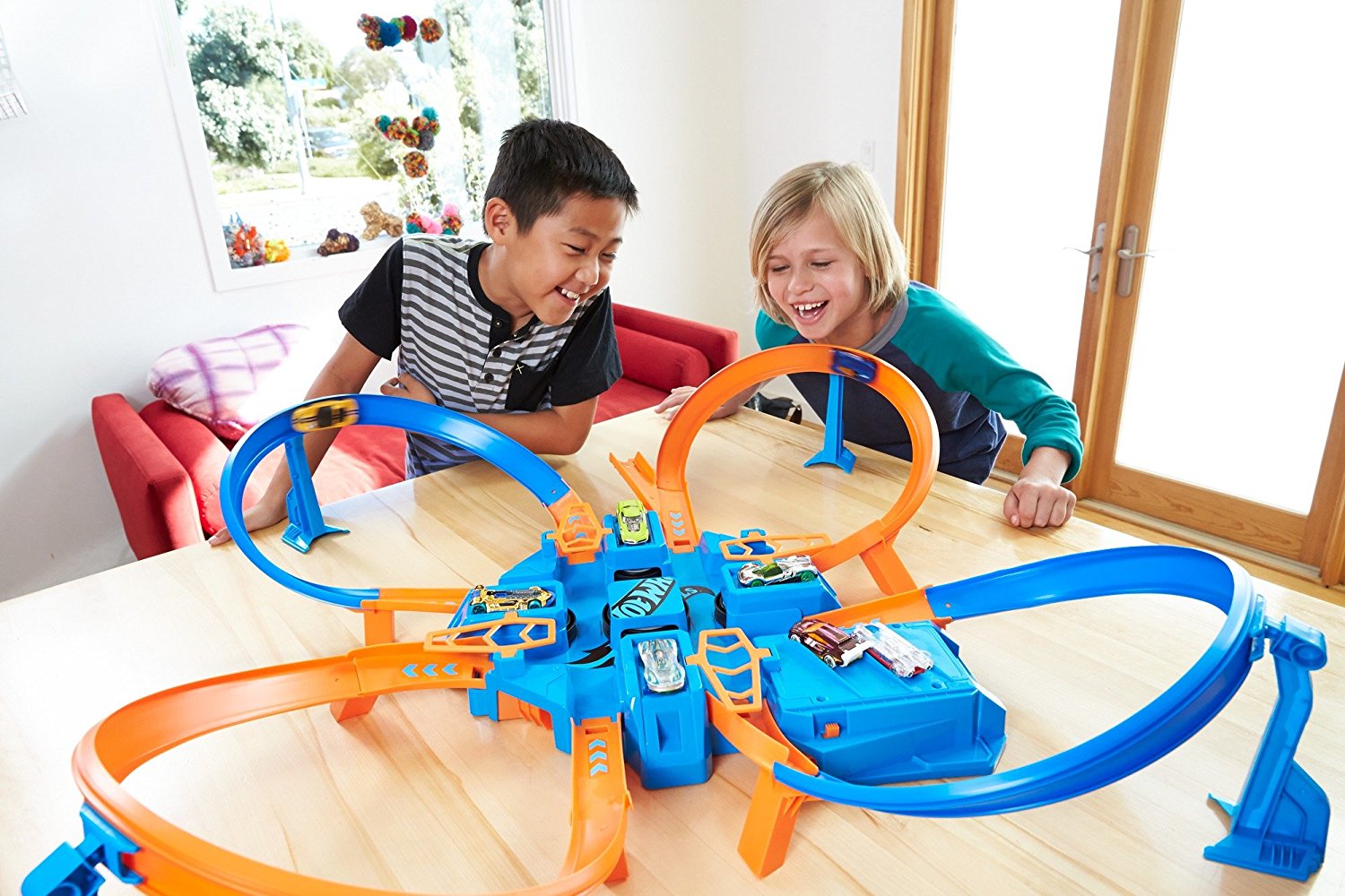 hot wheels dtn42 action criss cross crash trackset
