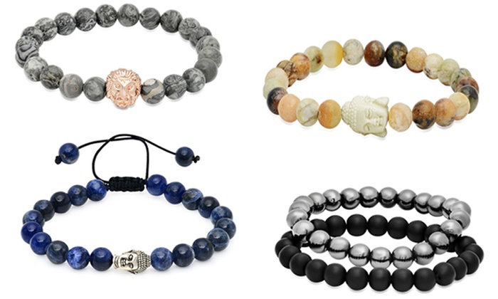 Max Healing Stone Bracelets For Men Women Moss Agate Check Max Healing Stone Bracelets For Men Women Moss Agate