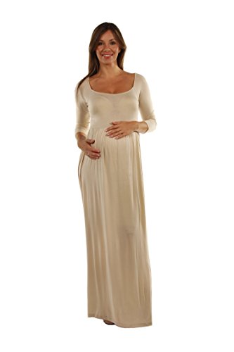 Ivory Maternity Maxi Dress