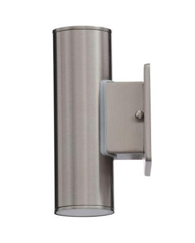 Riga 2 Light Outdoor Wall Mount Cylinder Fixture Stainless Riga 2 Light Outdoor Wall Mount Cylinder Fixture Stainless Steel