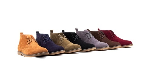 burgundy chukka boots mens
