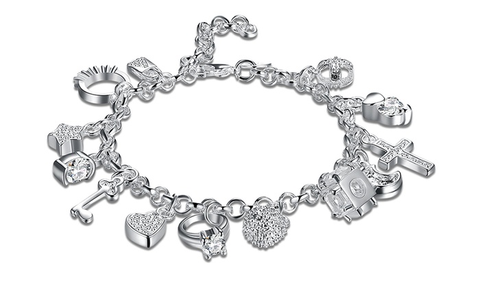 bracelet swarovski charm bracelet swarovski charm