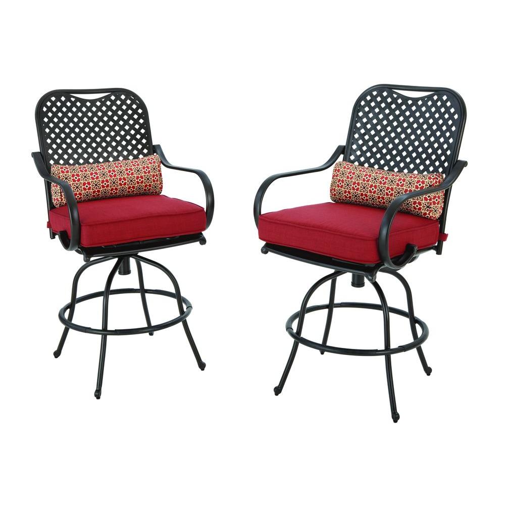 Hampton Bay Fall River Motion Bar Height Patio Dining Chair 2pk Hampton Bay Fall River Motion Bar Height Patio Dining Chair 2pk