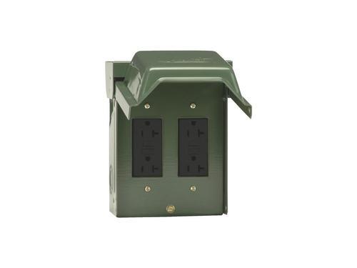 Ge 2 20 Amp Backyard Outlet With Gfci Receptacles U012010grp Check Back Soon Blinq