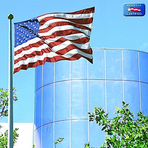 Tough-Tex 4 ft x 6 ft Flag for High Winds Polyester American U.S