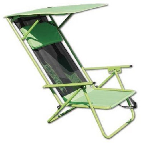 Quik Shade Beach Chair With Carrying Case Navy Blue Striped Blinq Quik Shade Beach Chair With Carrying Case Navy Blue Striped