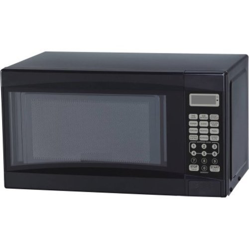 0.7 cu ft digital microwave oven black