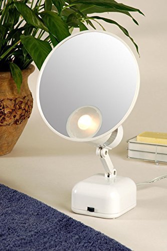 Floxite 15x Supervision Magnifying Mirror Light White Check Magnifying Mirror Light White