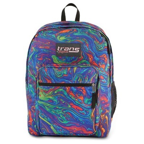 Jansport Acid Rainbow Swirl Print Backpack Multi Size One Size