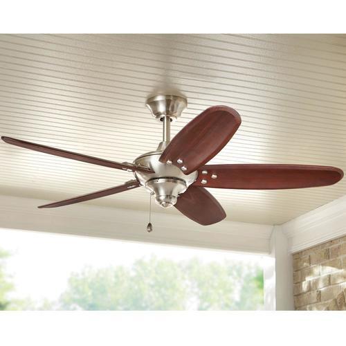 Home Decorators 48 Altura Indoor Outdoor Ceiling Fan Brushed Home Decorators 48 Altura Indoor Outdoor Ceiling Fan Brushed Nickel