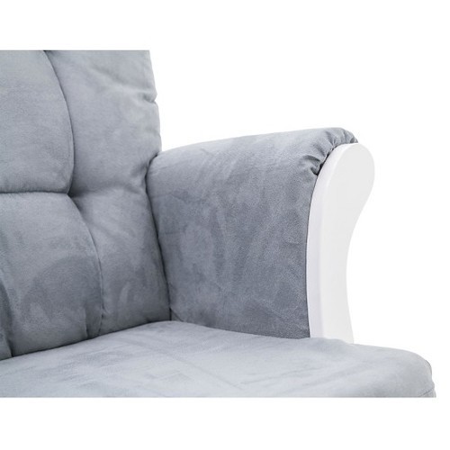 shermag alexis glider rocker and ottoman combo