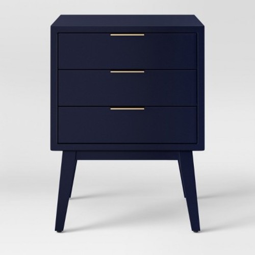 Project 62 Dresser Hafley Three Drawer End Table Oxford Blue Project 62 Check Back