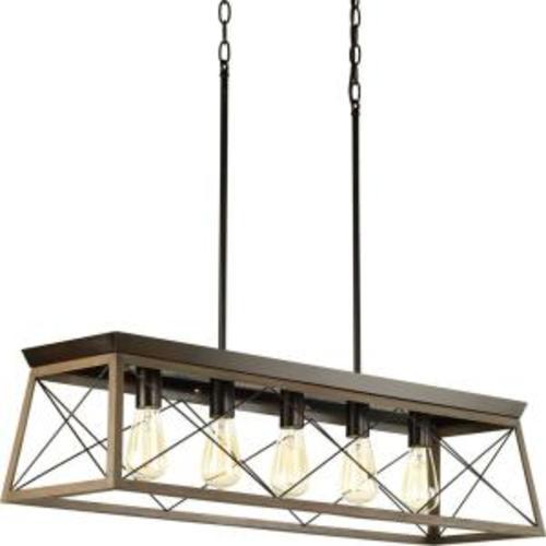 Progress Lighting Briarwood Collection 5 Light Antique Bronze Progress Lighting Briarwood Collection 5 Light Antique Bronze Chandelier