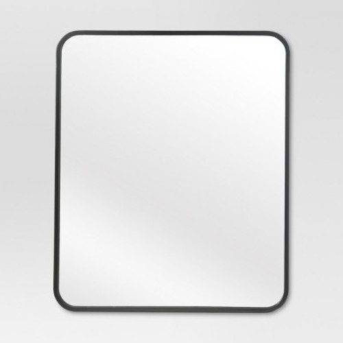 Project 62 Metal Framed Wall Mirror Black Size 20 X24 Check Project 62 Metal Framed Wall Mirror Black