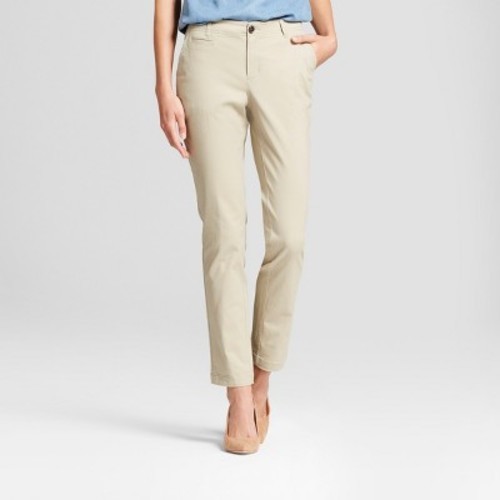 women's straight leg chino pants
