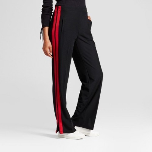wide leg track pants womens