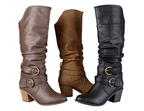 wide calf boots size 9